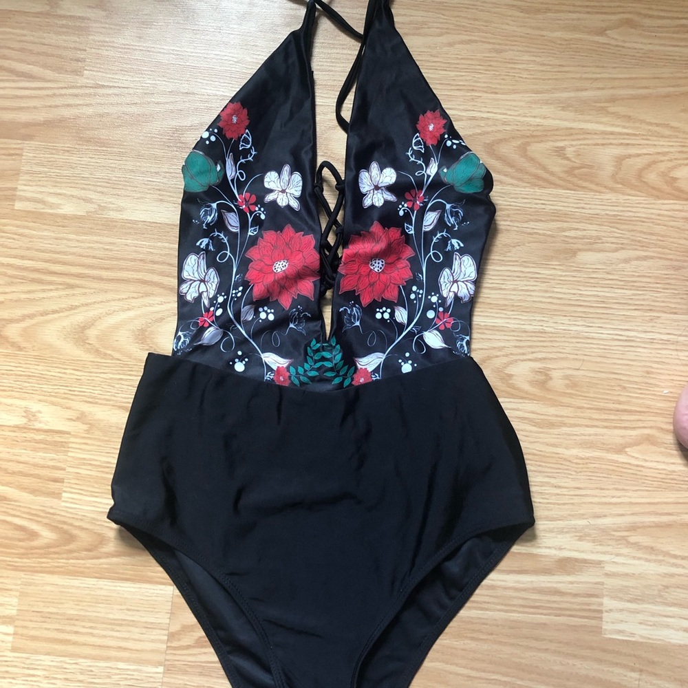 One piece bathing suit